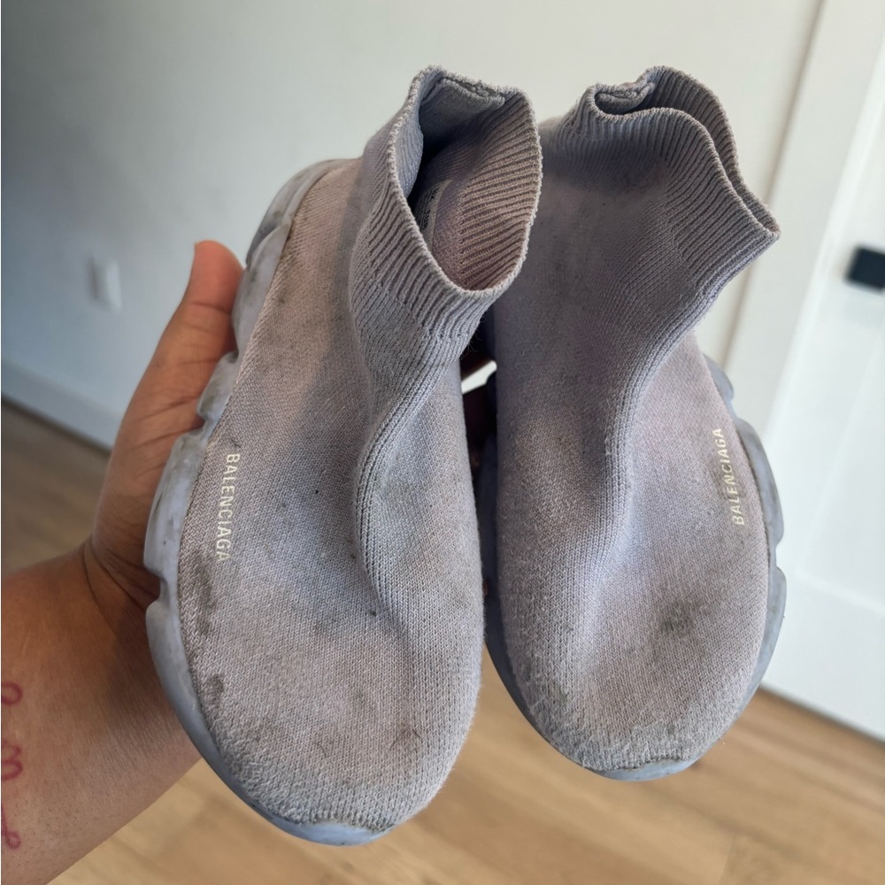 Kids Balenciaga Light purple Sock Sneakers